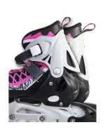 INLINE BRUSLE-KOLEČKOVÉ BRUSLE 4V1 ENERO PRO LED 30-33 PINK-GREY