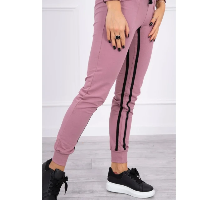 Sada s dvojitými pruhy tmavě růžová Sada s dvojitými pruhy tmavě růžová