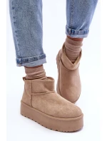 Kůže Boty Na Platformě Bežové model 21630209 - Boto Kůže Boty Na Platformě Bežové model 21630209 - Boto