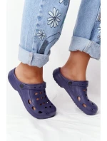 Dámské Nazouváky Tmavě Modré Pěnové Crocsy EVA Dámské Nazouváky Tmavě Modré Pěnové Crocsy EVA