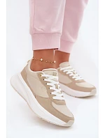 Dámské tenisky na platformě Béžové model 22074762 - GAP Dámské tenisky na platformě Béžové model 22074762 - GAP