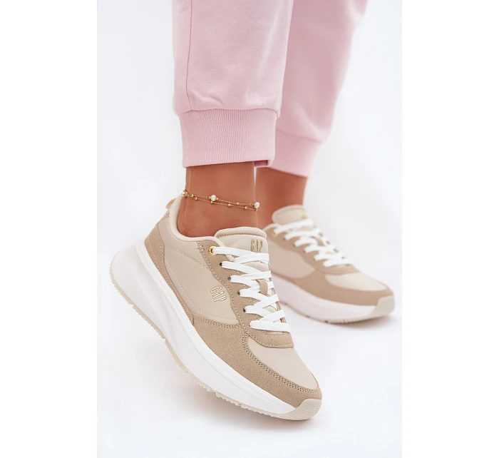 Dámské tenisky na platformě Béžové model 22074762 - GAP Dámské tenisky na platformě Béžové model 22074762 - GAP