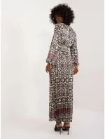 Sukienka DHJ SK model 20105419 czarno beżowy - FPrice