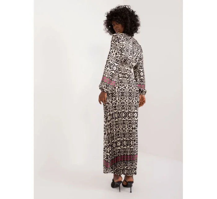 Sukienka DHJ SK model 20105419 czarno beżowy - FPrice