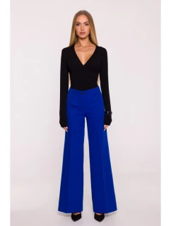 M875 Kalhoty se širokými nohavicemi - královská modř