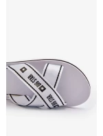 Dámské pantofle s pěnovou podrážkou Big Star Bílá