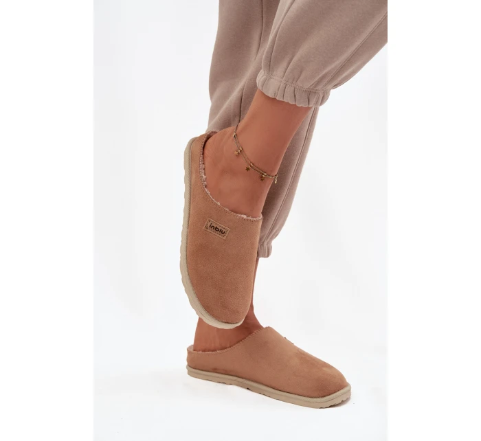 Dámské domácí pantofle Inblu CS000045 – camel