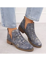 Dámské boty W SA62-102 SAN12D modré - M.Daszynski Dámské boty W SA62-102 SAN12D modré - M.Daszynski