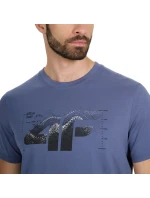 Pánské tričko 4F M2359 denim 4FWAW25TTSHM2359 32S pánské