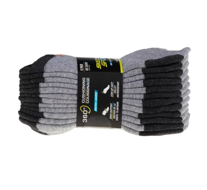 Skechers 6ks ponožek No Show S108264-GRY Skechers 6ks ponožek No Show S108264-GRY