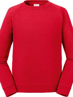 Russell Athletic 271B Dětská raglánová mikina 10.271B classic red
