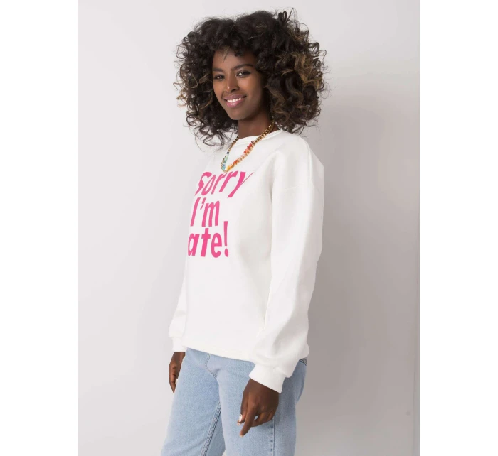 Mikina EM BL 624.90P bílá a růžová