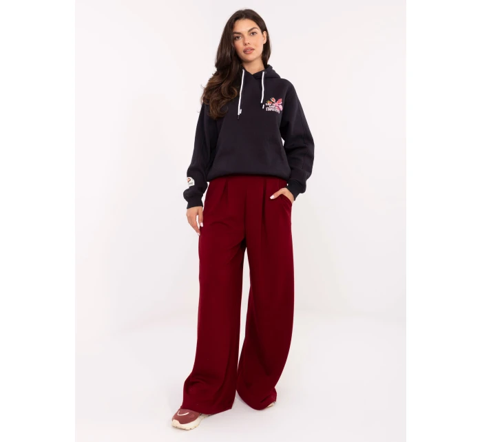 Spodnie dresowe RV DR model 21378810 bordowy - FPrice