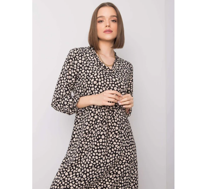 Šaty WN SK R817.66 černá a béžová