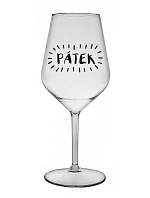 PÁTEK - čirá nerozbitná sklenice na víno 470 ml PÁTEK - čirá nerozbitná sklenice na víno 470 ml