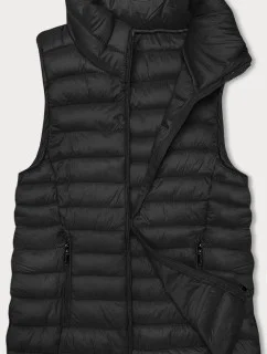 Černá dámská prošívaná vesta se stojáčkem model 20828084 - J.STYLE