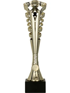 Zlatý plastový pohár