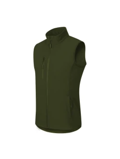 Pánská softshellová vesta Trail (vojenská)
