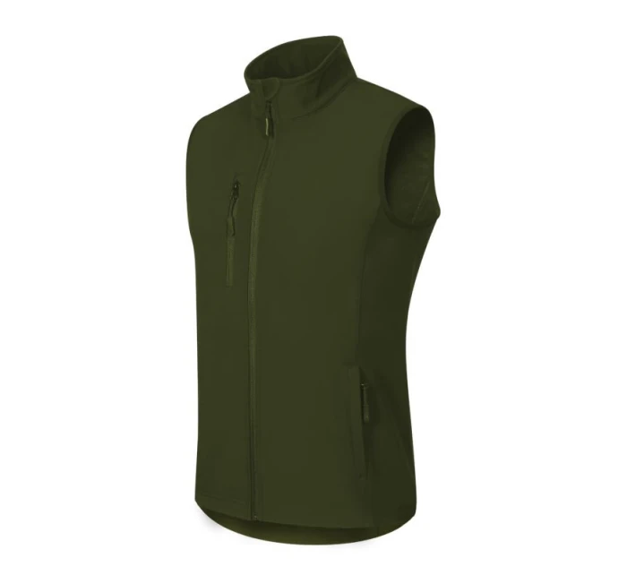 Pánská softshellová vesta Trail (vojenská) Pánská softshellová vesta Trail (vojenská)