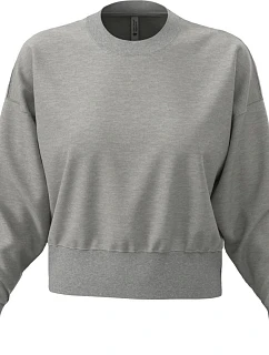 Next Level Apparel N 9087 Těžká dámská oversize mikina 08.9087 heather grey