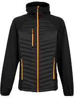 Regatta TRA 549 Hybridní bunda "Navigate" 36.A549 black/orange pop