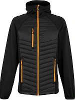 Regatta TRA 549 Hybridní bunda "Navigate" 36.A549 black/orange pop