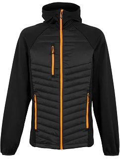 Regatta TRA 549 Hybridní bunda "Navigate" 36.A549 black/orange pop