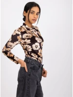 Halenka DHJ BZ model 17081376 černá a béžová - FPrice Halenka DHJ BZ model 17081376 černá a béžová - FPrice