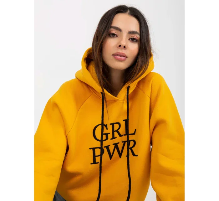 Dámská mikina EM BL 651 2.14X tmavě žlutá - FPrice Dámská mikina EM BL 651 2.14X tmavě žlutá - FPrice