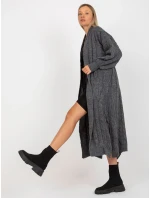 Dámský svetr LC SW model 17650084 tmavě šedý - FPrice Dámský svetr LC SW model 17650084 tmavě šedý - FPrice