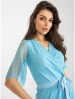 LK SK 508643 šaty.38X světle modrá LK SK 508643 šaty.38X světle modrá