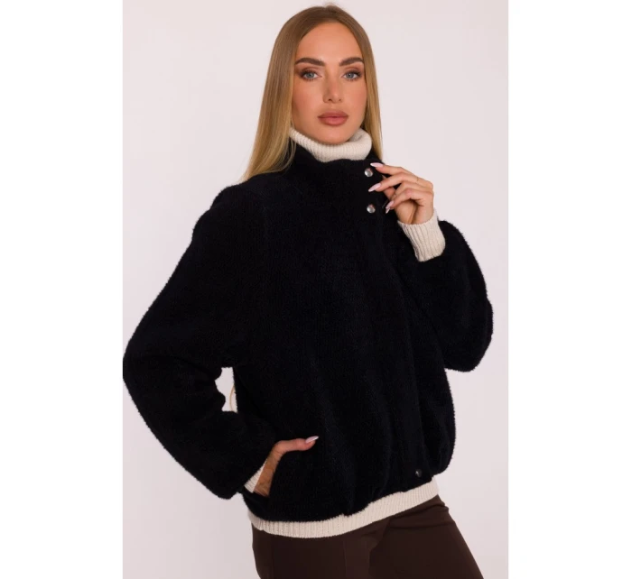 Kabát černý model 21296221 - Moe Kabát černý model 21296221 - Moe