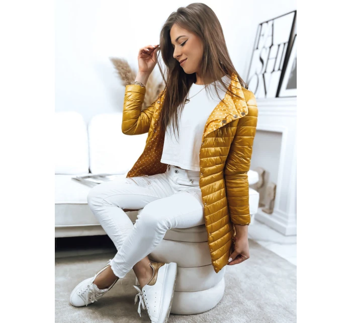 Dámská oboustranná prošívaná bunda žlutá Dstreet model 21968314 - FashionStreet