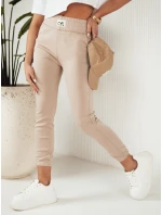 Dámské tepláky CYFL béžové FashionStreet UY1808 Dámské tepláky CYFL béžové FashionStreet UY1808