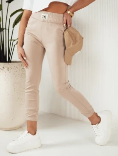 Dámské tepláky CYFL béžové FashionStreet UY1808