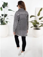Dámská džínová bunda šedá Dstreet model 21991691 - FashionStreet