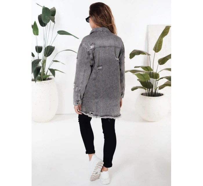 Dámská džínová bunda šedá Dstreet model 21991691 - FashionStreet