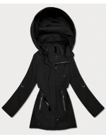 Cienka kurtka z podwijanymi rękawami Goodlookin czarna (KK60410-1#)