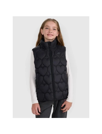 Dívčí rukávy bez rukávů se syntetickou výplní model 21814807 - 4F Dívčí rukávy bez rukávů se syntetickou výplní model 21814807 - 4F