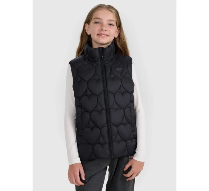 Dívčí rukávy bez rukávů se syntetickou výplní model 21814807 - 4F Dívčí rukávy bez rukávů se syntetickou výplní model 21814807 - 4F