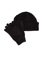 Dětská sada adidas čepice + rukavice černá JP2783