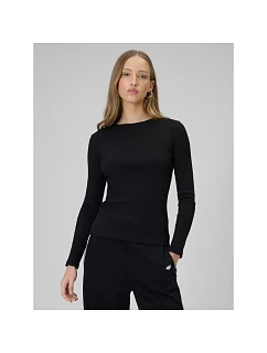 Dámský žebrovaný úplet slim fit s dlouhým rukávem model 22209690 dámské - 4F