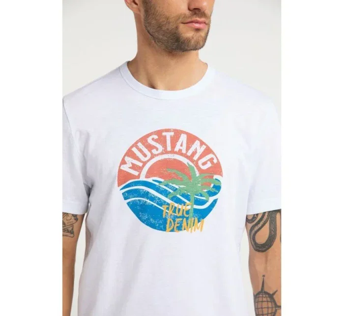 Tričko s logem Mustang Alex M 1009534 2045 Tričko s logem Mustang Alex M 1009534 2045