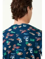 Vamp - Pánská noční košile s potiskem 21616 - Vamp Vamp - Pánská noční košile s potiskem 21616 - Vamp