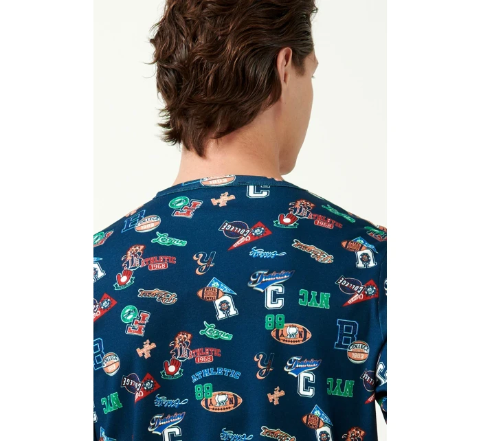 Vamp - Pánská noční košile s potiskem 21616 - Vamp Vamp - Pánská noční košile s potiskem 21616 - Vamp