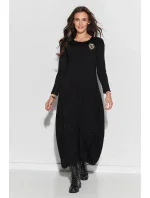 Denní šaty NU 319 černé - Numinou