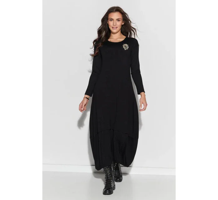 Denní šaty NU 319 černé - Numinou