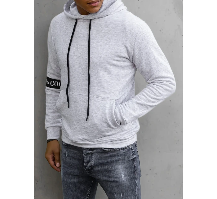 Pánská šedá mikina Dstreet BX5435