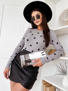 Dámský svetr ATHENA šedý FashionStreet MY2051