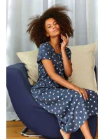 Dámská těhotenská košile 4119 blue - Doctornap Dámská těhotenská košile 4119 blue - Doctornap